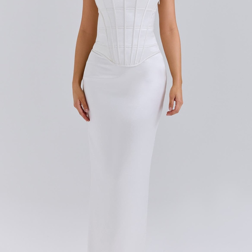 Nordstrom Strapless White Dress